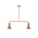 Axis Two Light Linear Pendant in Terracotta (518|MSG43619)