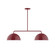 Axis Two Light Linear Pendant in Barn Red (518|MSG432G1555)