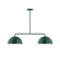 Arcade Two Light Linear Pendant in Forest Green (518|MSG432G1542)