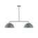 Arcade Two Light Linear Pendant in Slate Gray (518|MSG432G1540)