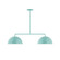 Arcade Two Light Linear Pendant in Sea Green (518|MSG43248)