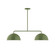 Axis Two Light Linear Pendant in Fern Green (518|MSG43222)