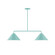Pinnacle Two Light Linear Pendant in Sea Green (518|MSG42248)