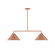 Pinnacle Two Light Linear Pendant in Terracotta (518|MSG42219)