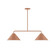 Axis Two Light Linear Pendant in Terracotta (518|MSG42219)