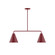 Jynx Two Light Linear Pendant in Barn Red (518|MSG42055)
