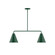 Jynx Two Light Linear Pendant in Forest Green (518|MSG42042)