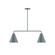 Axis Two Light Linear Pendant in Slate Gray (518|MSG42040)