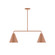 Jynx Two Light Linear Pendant in Terracotta (518|MSG42019)