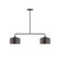 Axis Two Light Linear Pendant in Architectural Bronze (518|MSG41951)