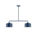 Julia Two Light Linear Pendant in Navy (518|MSG41950)