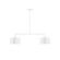 Julia Two Light Linear Pendant in White (518|MSG41944)