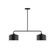 Axis Two Light Linear Pendant in Black (518|MSG41941)