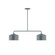 Julia Two Light Linear Pendant in Slate Gray (518|MSG41940)