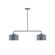 Axis Two Light Linear Pendant in Slate Gray (518|MSG41940)