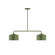 Julia Two Light Linear Pendant in Fern Green (518|MSG41922)