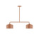 Axis Two Light Linear Pendant in Terracotta (518|MSG41919)