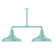 Warehouse Two Light Pendant in Sea Green (518|MSD18448T48G06)