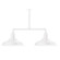 Warehouse Two Light Pendant in White (518|MSD18444T30G06)