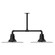 Radial Two Light Pendant in Black (518|MSD15941T24G06)