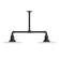 Radial Two Light Pendant in Black (518|MSD15841T24G06)