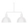 Deep Bowl Two Light Pendant in White (518|MSD11744G06)
