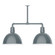Deep Bowl Two Light Pendant in Slate Gray (518|MSD11740T24G06)
