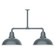 Cafe Two Light Pendant in Slate Gray (518|MSD10840T24G06)