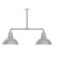 Cafe Two Light Pendant in Painted Galvanized (518|MSD10649G06)