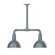 Deep Bowl Two Light Pendant in Slate Gray (518|MSB11440G06)