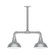 Cafe Two Light Pendant in Painted Galvanized (518|MSB10549G06)