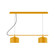 Axis Two Light Linear Chandelier in Bright Yellow (518|CHE41921C24)