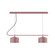 Axis Two Light Linear Chandelier in Mauve (518|CHE41920C12)