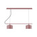 Axis Two Light Linear Chandelier in Mauve (518|CHE41920C01)