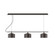 Axis Three Light Linear Chandelier in Architectural Bronze (518|CHD41951C24)