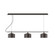 Axis Three Light Linear Chandelier in Architectural Bronze (518|CHD41951C22)