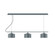 Axis Three Light Linear Chandelier in Slate Gray (518|CHD41940C24)