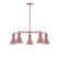 Flare Five Light Chandelier in Mauve (518|CHC43620)