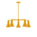 J-Series Five Light Chandelier in Bright Yellow (518|CHC43621)