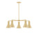 Flare Five Light Chandelier in Ivory (518|CHC43617)