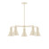 Flare Five Light Chandelier in Cream (518|CHC43616)