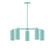 J-Series Five Light Chandelier in Sea Green (518|CHC41848)