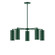 J-Series Five Light Chandelier in Forest Green (518|CHC41842)