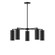 J-Series Five Light Chandelier in Black (518|CHC41841)