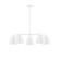 Jill Five Light Chandelier in White (518|CHC41744)