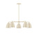 Jill Five Light Chandelier in Cream (518|CHC41716)