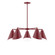Jasmine Five Light Chandelier in Barn Red (518|CHC41555)