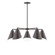 Jasmine Five Light Chandelier in Architectural Bronze (518|CHC41551)