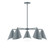 J-Series Five Light Chandelier in Slate Gray (518|CHC41540)