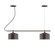 Axis Two Light Linear Chandelier in Architectural Bronze (518|CHB41951C27)